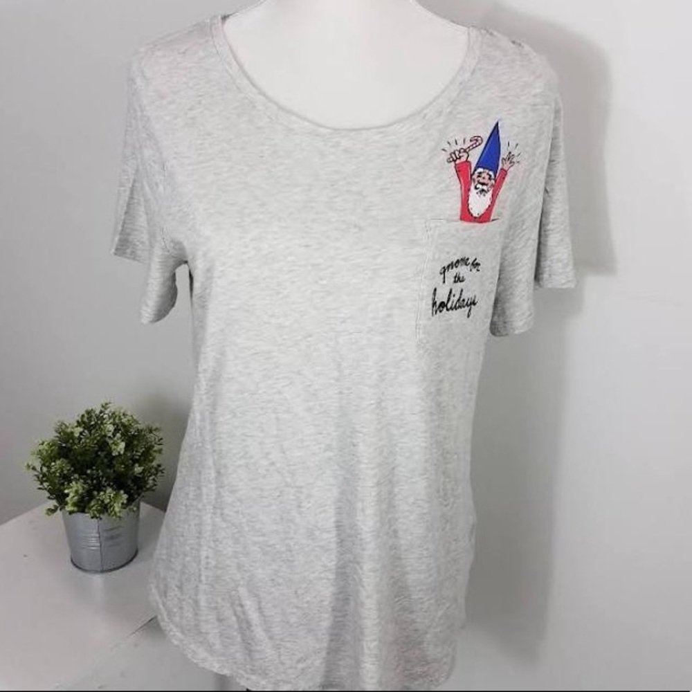 Old Navy Christmas Gnome for The Holidays Tee